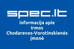 Irmos Chodarevos-Vorotinskienės įmonė | spec.lt