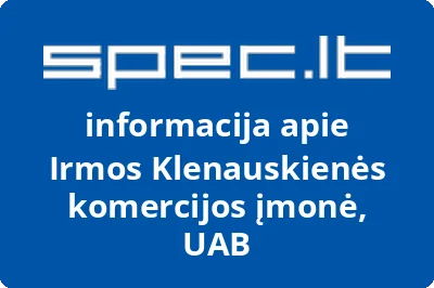 Irmos Klenauskienės komercijos įmonė, UAB