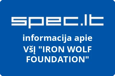 IRON WOLF FOUNDATION, VŠĮ | spec.lt