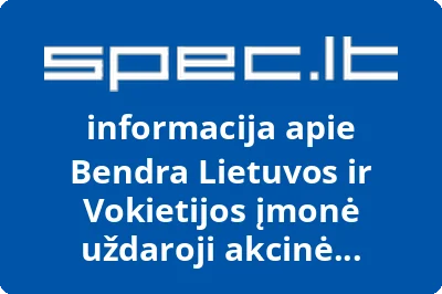 Bendra Lietuvos ir Vokietijos įmonė uždaroji akcinė bendrovė IS FASHION BALTIC