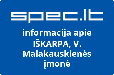 IŠKARPA, V. Malakauskienės įmonė