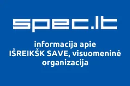 IŠREIKŠK SAVE, visuomeninė organizacija iliustracija