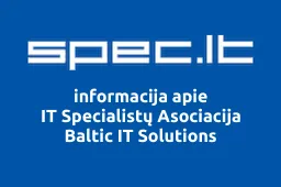 IT Specialistų Asociacija Baltic IT Solutions iliustracija