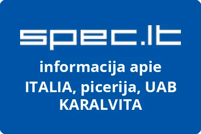 ITALIA, picerija, UAB KARALVITA