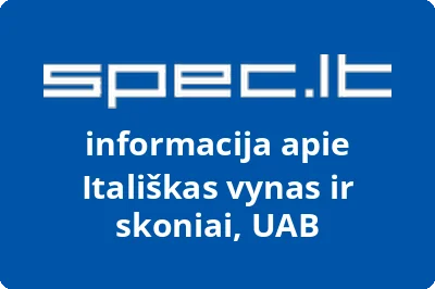 Itališkas vynas ir skoniai, UAB