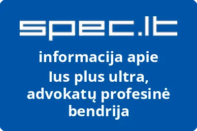 Ius plus ultra, advokatų profesinė bendrija