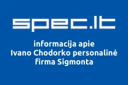 Ivano Chodorko personalinė firma Sigmonta iliustracija