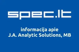 J.A. Analytic Solutions, MB | spec.lt