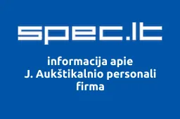 J. Aukštikalnio personali firma iliustracija