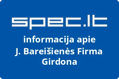 J. Bareišienės firma Girdona