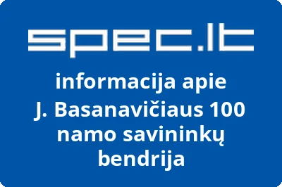 J. Basanavičiaus 100 namo savininkų bendrija | spec.lt