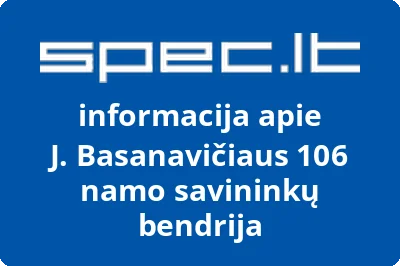 J. Basanavičiaus 106 namo savininkų bendrija | spec.lt