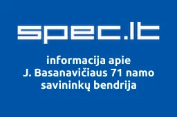 J. Basanavičiaus 71 namo savininkų bendrija | spec.lt