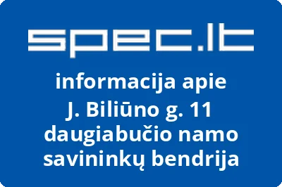 J. Biliūno g. 11 daugiabučio namo savininkų bendrija