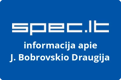 J. Bobrovskio draugija