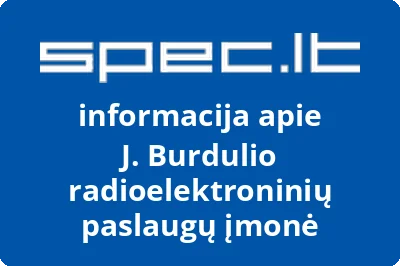 J. Burdulio radioelektroninių paslaugų įmonė