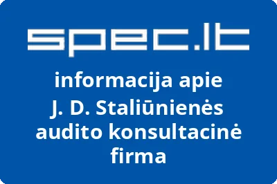 J. D. Staliūnienės audito konsultacinė firma