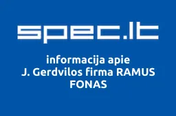 J. Gerdvilos firma RAMUS FONAS | spec.lt