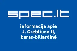 J. Grėbliūno IĮ, baras-biliardinė | spec.lt