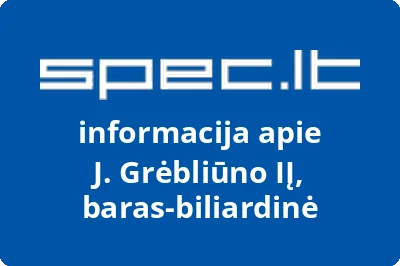 J. Grėbliūno IĮ, baras-biliardinė