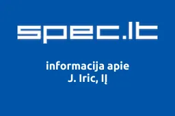 J. Iric, IĮ | spec.lt