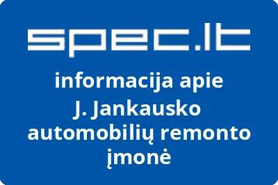 J. Jankausko automobilių remonto įmonė
