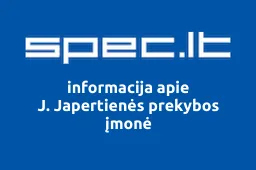 J. Japertienės prekybos įmonė iliustracija