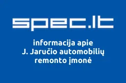 J. Jaručio automobilių remonto įmonė | spec.lt