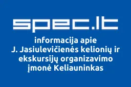 J. Jasiulevičienės kelionių ir ekskursijų organizavimo įmonė Keliauninkas | spec.lt