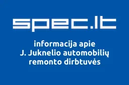 J. Juknelio automobilių remonto dirbtuvės | spec.lt