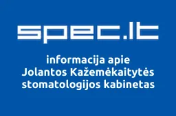 Jolantos Kažemėkaitytės stomatologijos kabinetas | spec.lt
