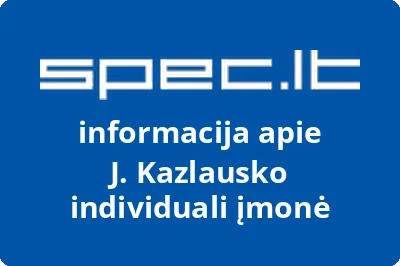 J. Kazlausko individuali įmonė