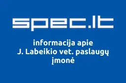 J. Labeikio vet. paslaugų įmonė iliustracija