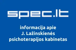 J. Lažinskienės psichoterapijos kabinetas