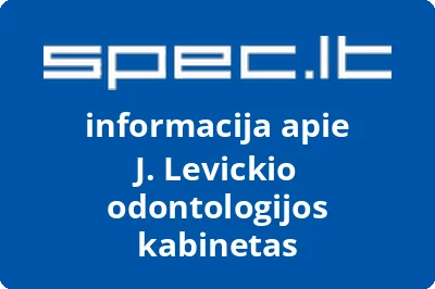 J. Levickio odontologijos kabinetas