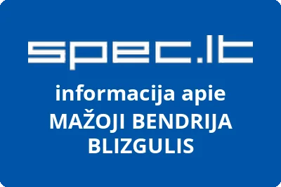 MAŽOJI BENDRIJA BLIZGULIS