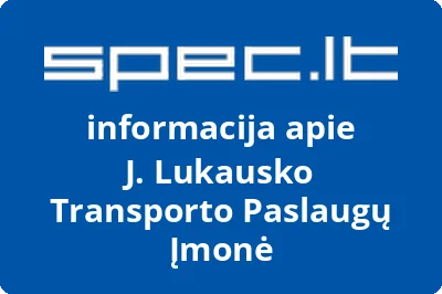 J. Lukausko Transporto Paslaugų Įmonė