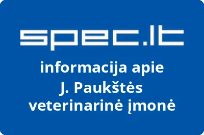 J. Paukštės veterinarinė įmonė