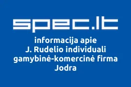 J. Rudelio individuali gamybinė-komercinė firma Jodra iliustracija