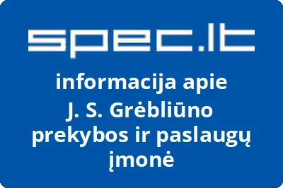 J. S. Grėbliūno prekybos ir paslaugų įmonė