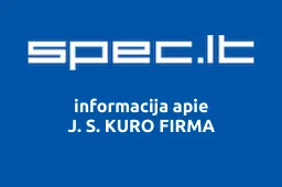 J. S. KURO FIRMA | spec.lt