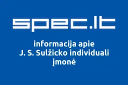 J. S. Sulžicko individuali įmonė iliustracija