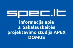 J. Sakalauskaitės projektavimo studija APEX DOMUS iliustracija