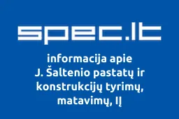 J. Šaltenio pastatų ir konstrukcijų tyrimų, matavimų, IĮ
