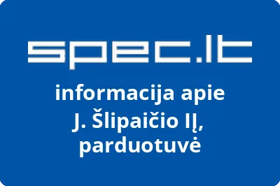 J. Šlipaičio IĮ, parduotuvė