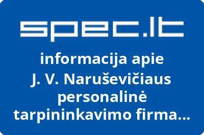 J. V. Naruševičiaus personalinė tarpininkavimo firma Globa