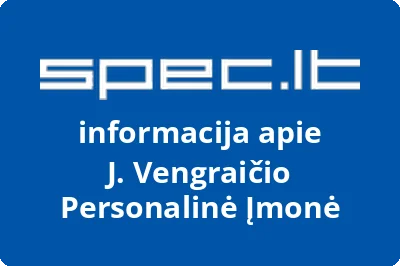 J. Vengraičio Personalinė Įmonė