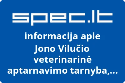 Jono Vilučio veterinarinė aptarnavimo tarnyba, IĮ