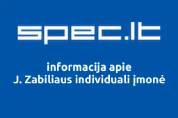 J. Zabiliaus individuali įmonė iliustracija
