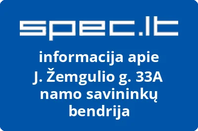 J. Žemgulio g. 33a namo savininkų bendrija
